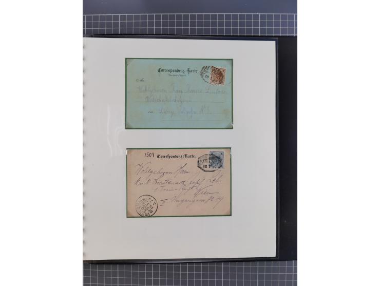 1870/1913 (ca.), umfangreiche aufgezogene Heimat-Sammlung “Herzogtum Steiermark (Styria)”, Bruck bis Windischgraz, mit über 1