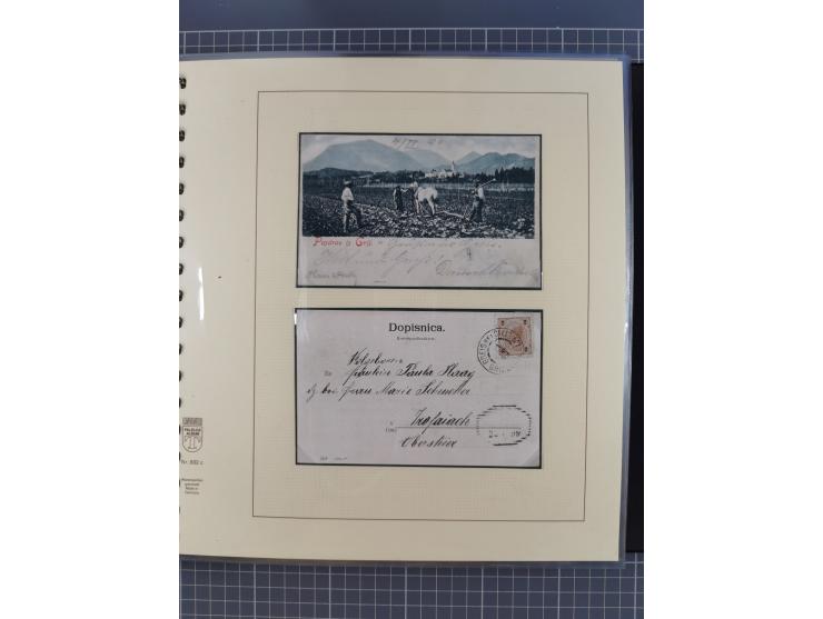 1870/1913 (ca.), umfangreiche aufgezogene Heimat-Sammlung “Herzogtum Steiermark (Styria)”, Bruck bis Windischgraz, mit über 1