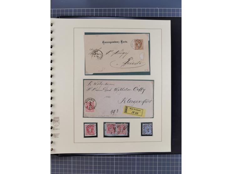 1870/1913 (ca.), umfangreiche aufgezogene Heimat-Sammlung “Herzogtum Steiermark (Styria)”, Bruck bis Windischgraz, mit über 1