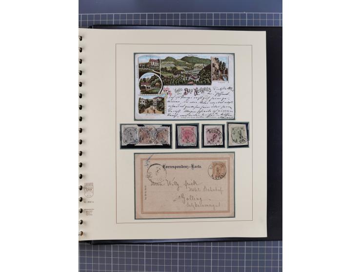 1870/1913 (ca.), umfangreiche aufgezogene Heimat-Sammlung “Herzogtum Steiermark (Styria)”, Bruck bis Windischgraz, mit über 1