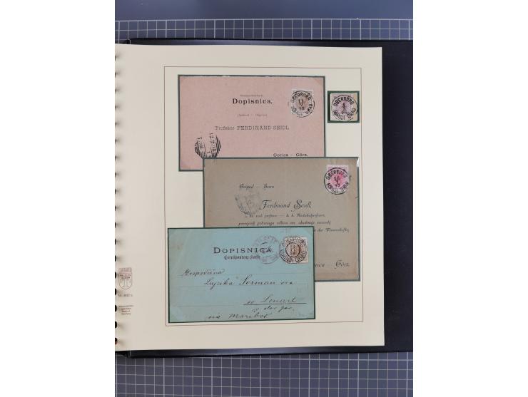 1870/1913 (ca.), umfangreiche aufgezogene Heimat-Sammlung “Herzogtum Steiermark (Styria)”, Bruck bis Windischgraz, mit über 1
