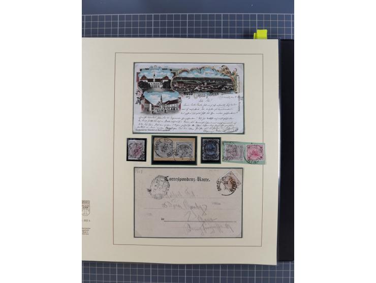 1870/1913 (ca.), umfangreiche aufgezogene Heimat-Sammlung “Herzogtum Steiermark (Styria)”, Bruck bis Windischgraz, mit über 1