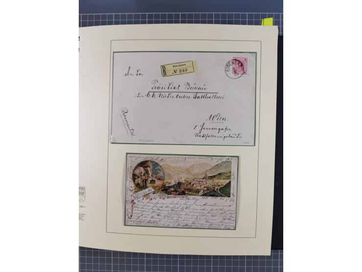 1870/1913 (ca.), umfangreiche aufgezogene Heimat-Sammlung “Herzogtum Steiermark (Styria)”, Bruck bis Windischgraz, mit über 1