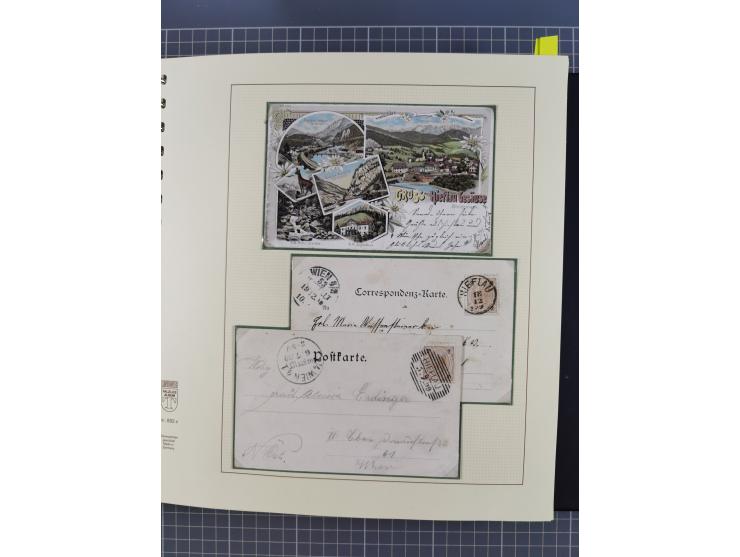 1870/1913 (ca.), umfangreiche aufgezogene Heimat-Sammlung “Herzogtum Steiermark (Styria)”, Bruck bis Windischgraz, mit über 1