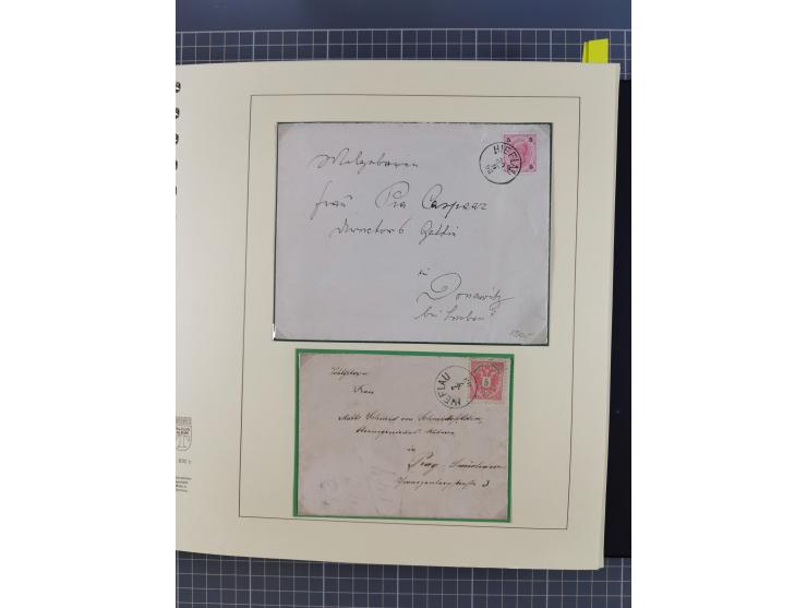 1870/1913 (ca.), umfangreiche aufgezogene Heimat-Sammlung “Herzogtum Steiermark (Styria)”, Bruck bis Windischgraz, mit über 1