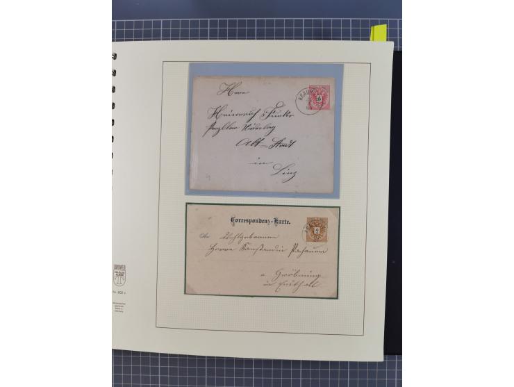 1870/1913 (ca.), umfangreiche aufgezogene Heimat-Sammlung “Herzogtum Steiermark (Styria)”, Bruck bis Windischgraz, mit über 1