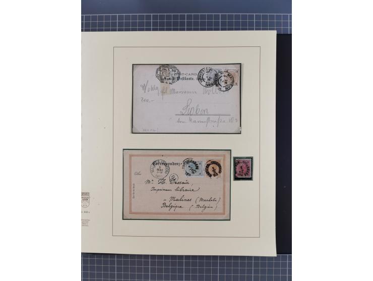 1870/1913 (ca.), umfangreiche aufgezogene Heimat-Sammlung “Herzogtum Steiermark (Styria)”, Bruck bis Windischgraz, mit über 1