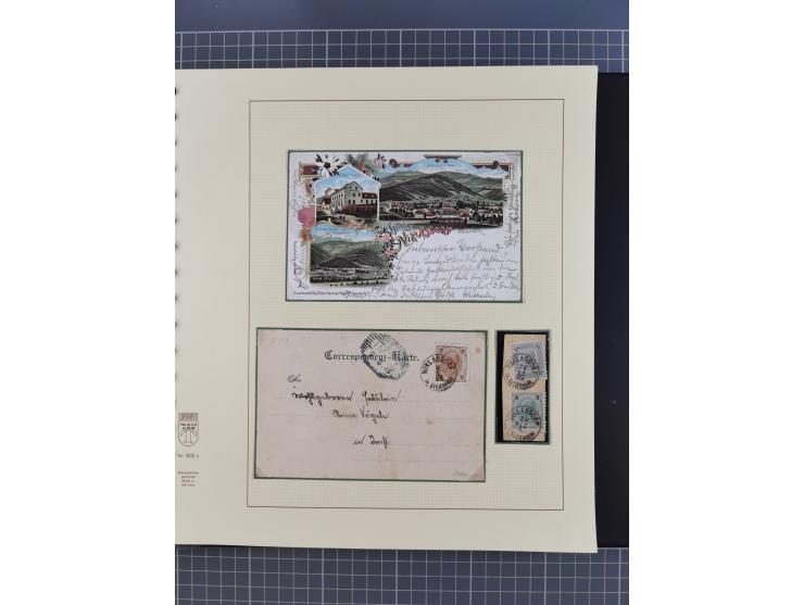1870/1913 (ca.), umfangreiche aufgezogene Heimat-Sammlung “Herzogtum Steiermark (Styria)”, Bruck bis Windischgraz, mit über 1