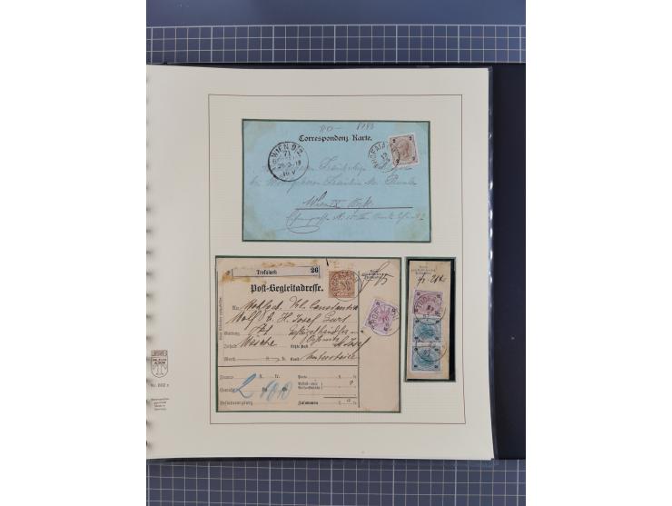 1870/1913 (ca.), umfangreiche aufgezogene Heimat-Sammlung “Herzogtum Steiermark (Styria)”, Bruck bis Windischgraz, mit über 1