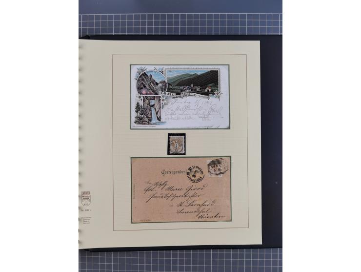 1870/1913 (ca.), umfangreiche aufgezogene Heimat-Sammlung “Herzogtum Steiermark (Styria)”, Bruck bis Windischgraz, mit über 1