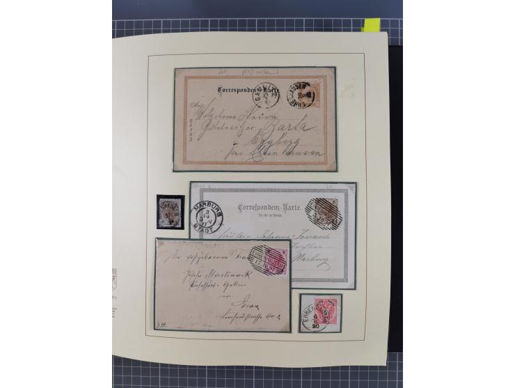 1870/1913 (ca.), umfangreiche aufgezogene Heimat-Sammlung “Herzogtum Steiermark (Styria)”, Bruck bis Windischgraz, mit über 1