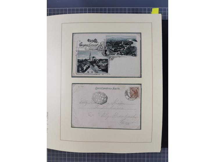 1870/1913 (ca.), umfangreiche aufgezogene Heimat-Sammlung “Herzogtum Steiermark (Styria)”, Bruck bis Windischgraz, mit über 1