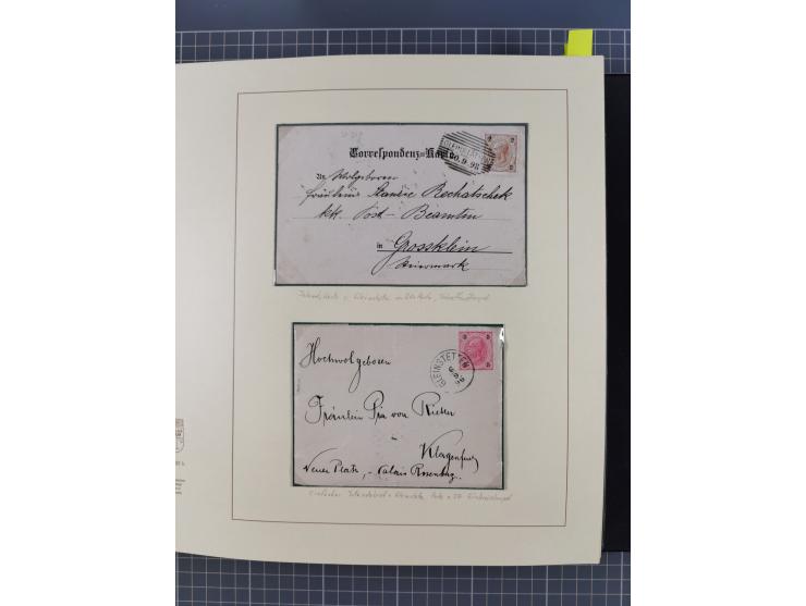 1870/1913 (ca.), umfangreiche aufgezogene Heimat-Sammlung “Herzogtum Steiermark (Styria)”, Bruck bis Windischgraz, mit über 1