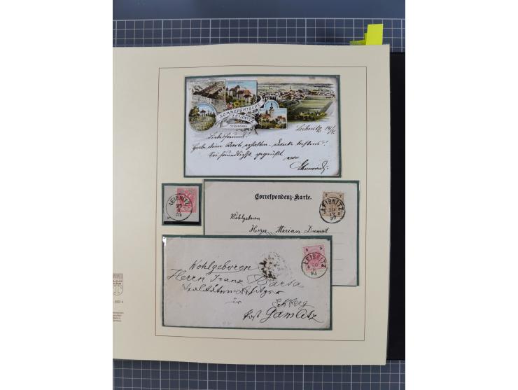 1870/1913 (ca.), umfangreiche aufgezogene Heimat-Sammlung “Herzogtum Steiermark (Styria)”, Bruck bis Windischgraz, mit über 1