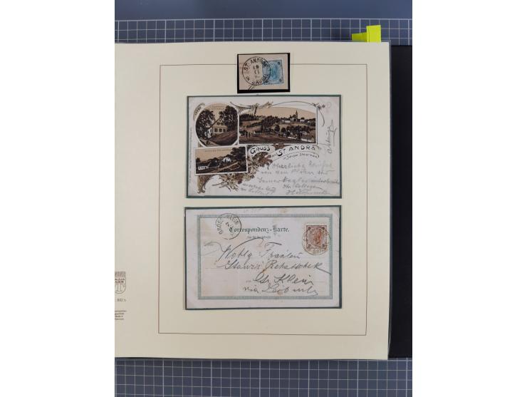 1870/1913 (ca.), umfangreiche aufgezogene Heimat-Sammlung “Herzogtum Steiermark (Styria)”, Bruck bis Windischgraz, mit über 1