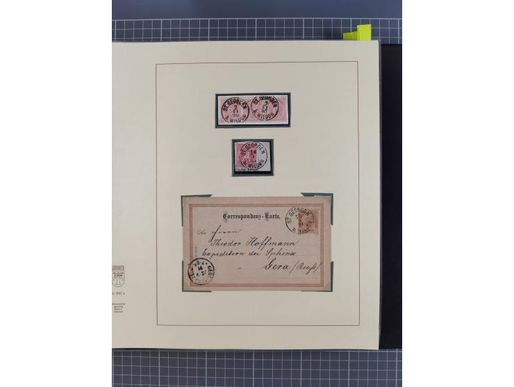 1870/1913 (ca.), umfangreiche aufgezogene Heimat-Sammlung “Herzogtum Steiermark (Styria)”, Bruck bis Windischgraz, mit über 1