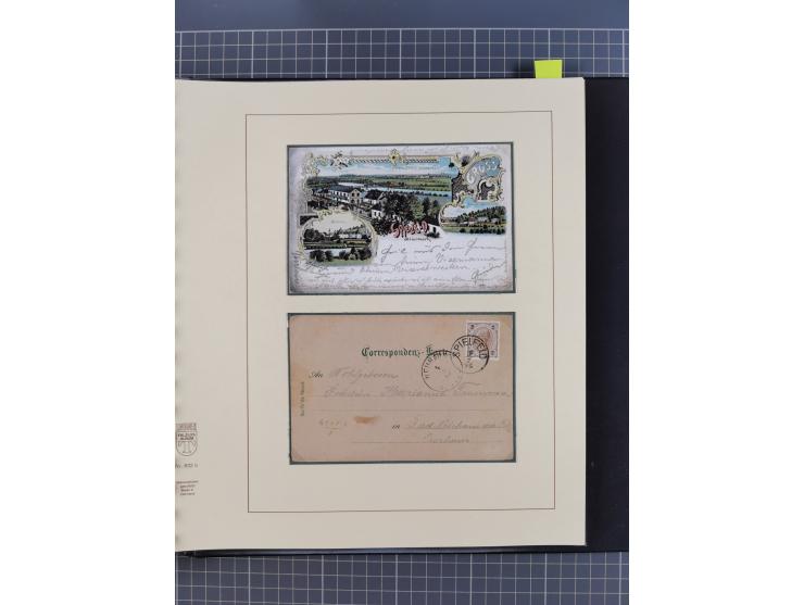 1870/1913 (ca.), umfangreiche aufgezogene Heimat-Sammlung “Herzogtum Steiermark (Styria)”, Bruck bis Windischgraz, mit über 1