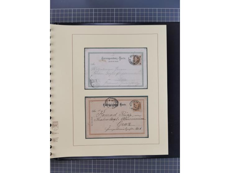 1870/1913 (ca.), umfangreiche aufgezogene Heimat-Sammlung “Herzogtum Steiermark (Styria)”, Bruck bis Windischgraz, mit über 1