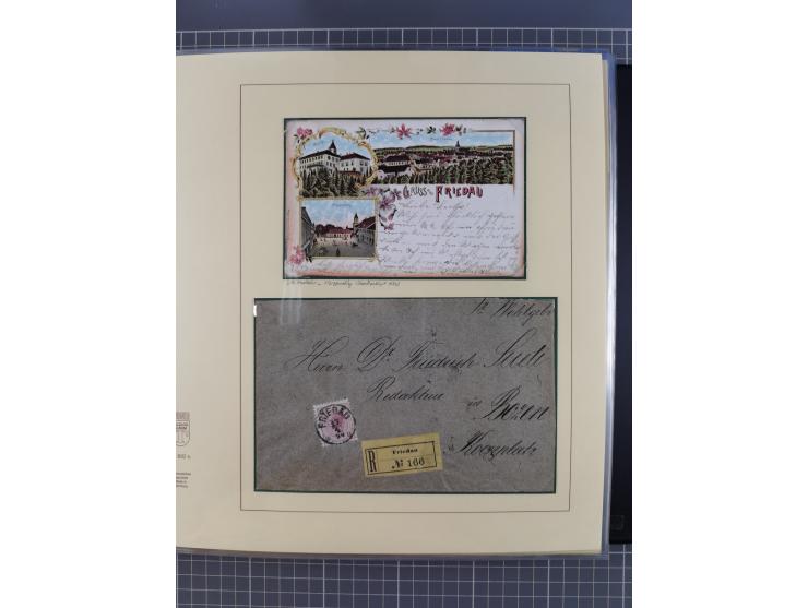 1870/1913 (ca.), umfangreiche aufgezogene Heimat-Sammlung “Herzogtum Steiermark (Styria)”, Bruck bis Windischgraz, mit über 1