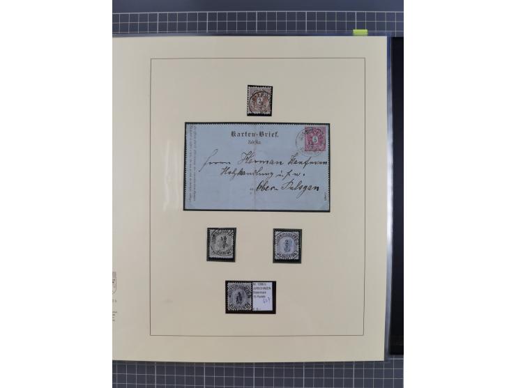 1870/1913 (ca.), umfangreiche aufgezogene Heimat-Sammlung “Herzogtum Steiermark (Styria)”, Bruck bis Windischgraz, mit über 1