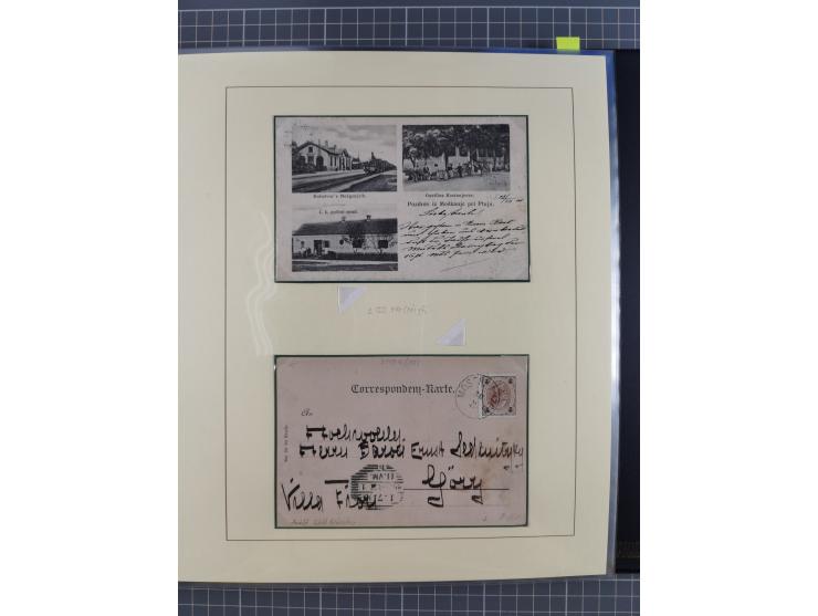 1870/1913 (ca.), umfangreiche aufgezogene Heimat-Sammlung “Herzogtum Steiermark (Styria)”, Bruck bis Windischgraz, mit über 1