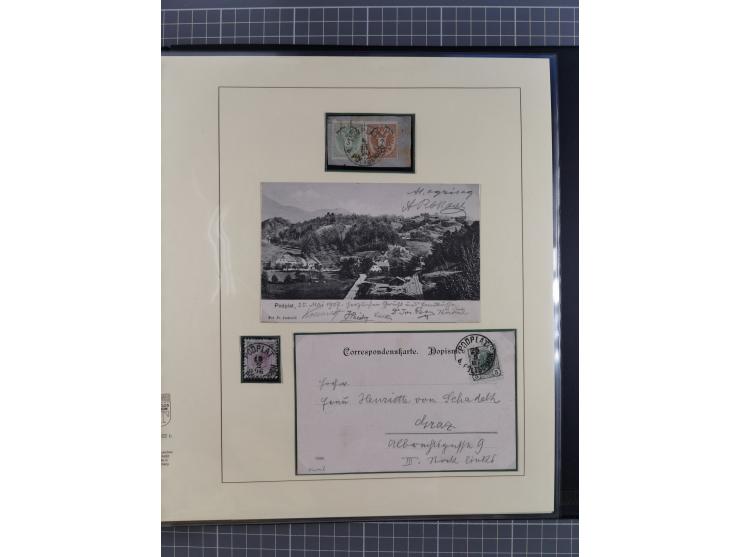 1870/1913 (ca.), umfangreiche aufgezogene Heimat-Sammlung “Herzogtum Steiermark (Styria)”, Bruck bis Windischgraz, mit über 1
