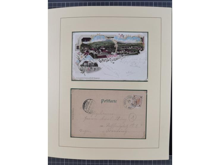 1870/1913 (ca.), umfangreiche aufgezogene Heimat-Sammlung “Herzogtum Steiermark (Styria)”, Bruck bis Windischgraz, mit über 1