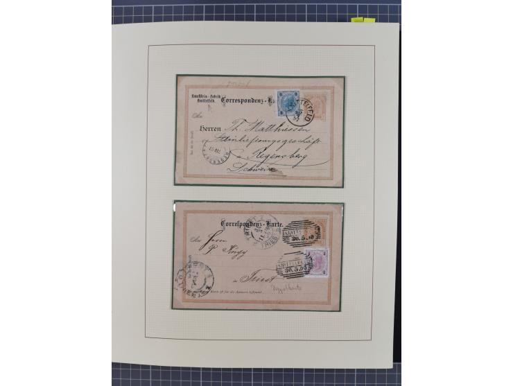 1870/1913 (ca.), umfangreiche aufgezogene Heimat-Sammlung “Herzogtum Steiermark (Styria)”, Bruck bis Windischgraz, mit über 1