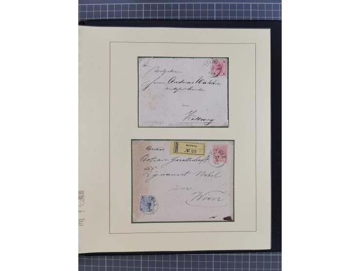 1870/1913 (ca.), umfangreiche aufgezogene Heimat-Sammlung “Herzogtum Steiermark (Styria)”, Bruck bis Windischgraz, mit über 1