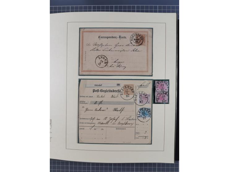 1870/1913 (ca.), umfangreiche aufgezogene Heimat-Sammlung “Herzogtum Steiermark (Styria)”, Bruck bis Windischgraz, mit über 1