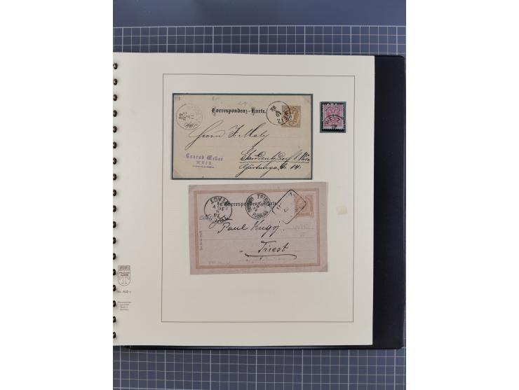 1870/1913 (ca.), umfangreiche aufgezogene Heimat-Sammlung “Herzogtum Steiermark (Styria)”, Bruck bis Windischgraz, mit über 1