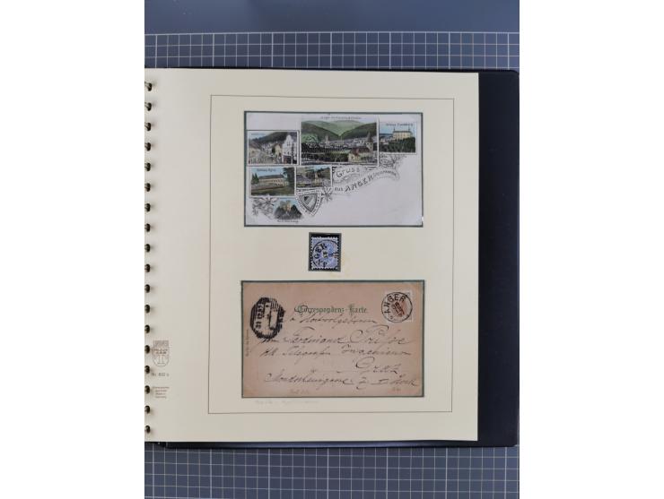 1870/1913 (ca.), umfangreiche aufgezogene Heimat-Sammlung “Herzogtum Steiermark (Styria)”, Bruck bis Windischgraz, mit über 1