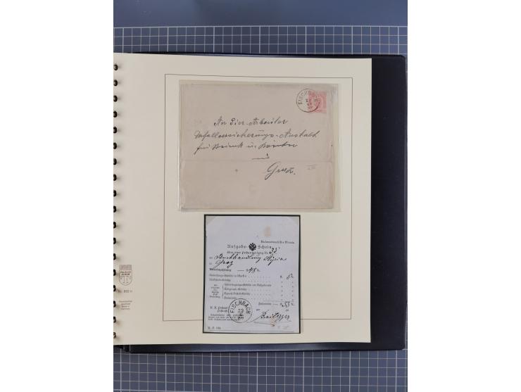 1870/1913 (ca.), umfangreiche aufgezogene Heimat-Sammlung “Herzogtum Steiermark (Styria)”, Bruck bis Windischgraz, mit über 1