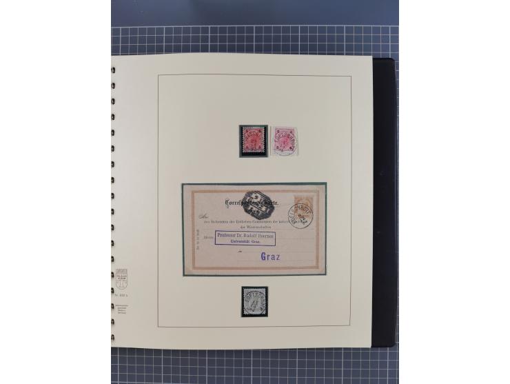 1870/1913 (ca.), umfangreiche aufgezogene Heimat-Sammlung “Herzogtum Steiermark (Styria)”, Bruck bis Windischgraz, mit über 1