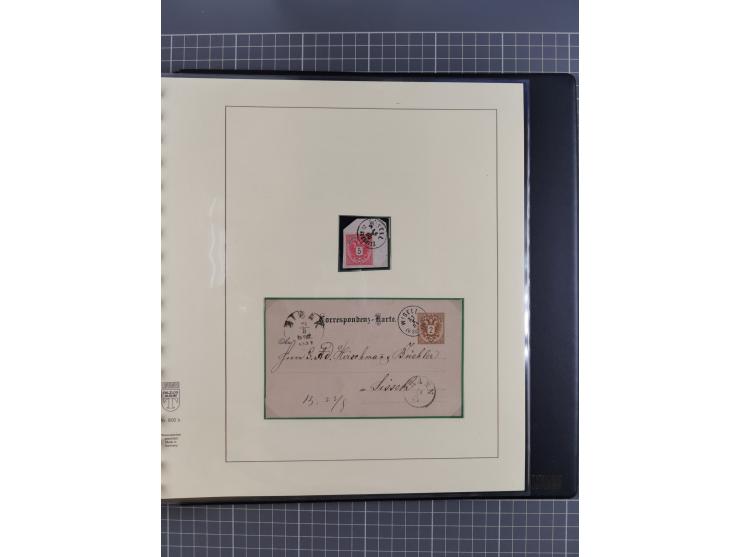1870/1913 (ca.), umfangreiche aufgezogene Heimat-Sammlung “Herzogtum Steiermark (Styria)”, Bruck bis Windischgraz, mit über 1