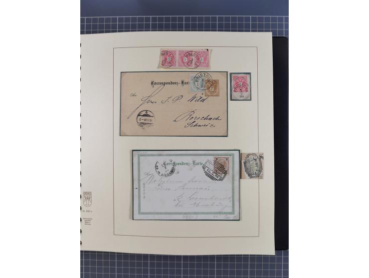 1870/1913 (ca.), umfangreiche aufgezogene Heimat-Sammlung “Herzogtum Steiermark (Styria)”, Bruck bis Windischgraz, mit über 1