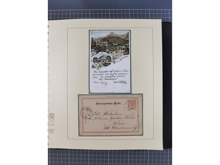 1870/1913 (ca.), umfangreiche aufgezogene Heimat-Sammlung “Herzogtum Steiermark (Styria)”, Bruck bis Windischgraz, mit über 1