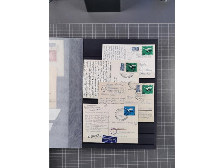 1949/2016, sehr umfangreiche Sammlung mit Einzel- und Mehrfachfrankaturen, Satzbriefen, Auslandspost, R-Briefen, Luftpost und