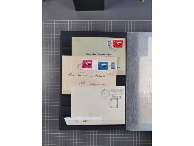 1949/2016, sehr umfangreiche Sammlung mit Einzel- und Mehrfachfrankaturen, Satzbriefen, Auslandspost, R-Briefen, Luftpost und