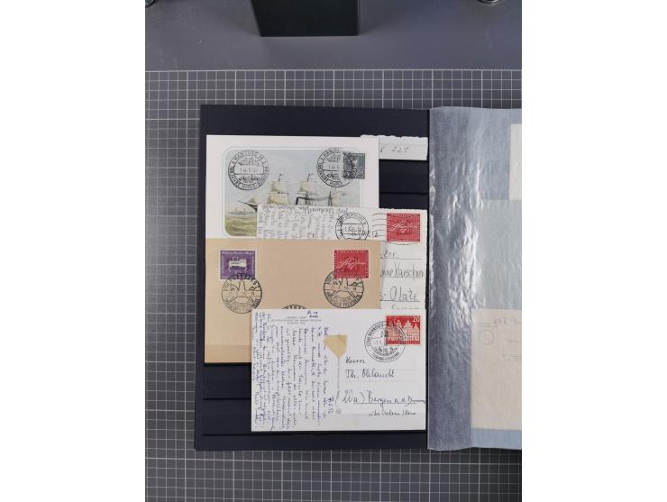 1949/2016, sehr umfangreiche Sammlung mit Einzel- und Mehrfachfrankaturen, Satzbriefen, Auslandspost, R-Briefen, Luftpost und