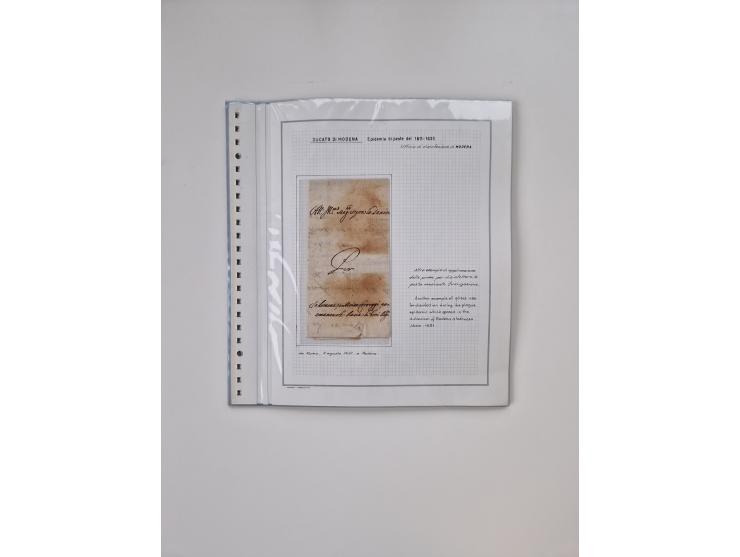 ALLE WELT: 1630/17, Ausstellungssammlung "Desinfizierte Post während der Pest-, Gelbfieber- und Choleraepidemien" mit 81 Brie