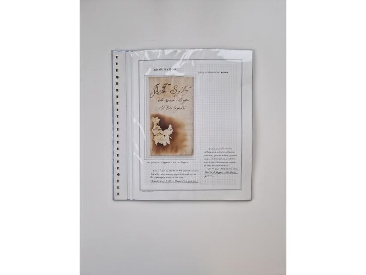 ALLE WELT: 1630/17, Ausstellungssammlung "Desinfizierte Post während der Pest-, Gelbfieber- und Choleraepidemien" mit 81 Brie