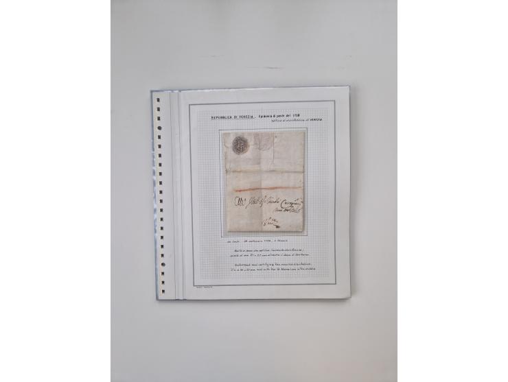 ALLE WELT: 1630/17, Ausstellungssammlung "Desinfizierte Post während der Pest-, Gelbfieber- und Choleraepidemien" mit 81 Brie