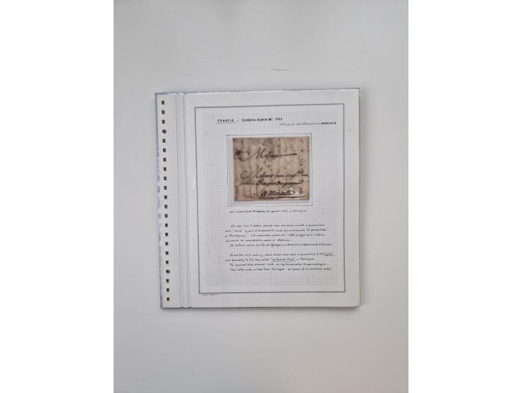 ALLE WELT: 1630/17, Ausstellungssammlung "Desinfizierte Post während der Pest-, Gelbfieber- und Choleraepidemien" mit 81 Brie