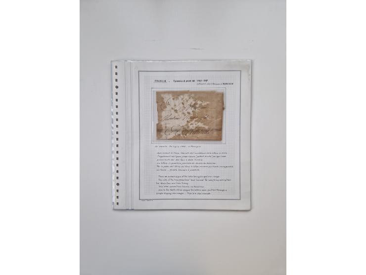 ALLE WELT: 1630/17, Ausstellungssammlung "Desinfizierte Post während der Pest-, Gelbfieber- und Choleraepidemien" mit 81 Brie