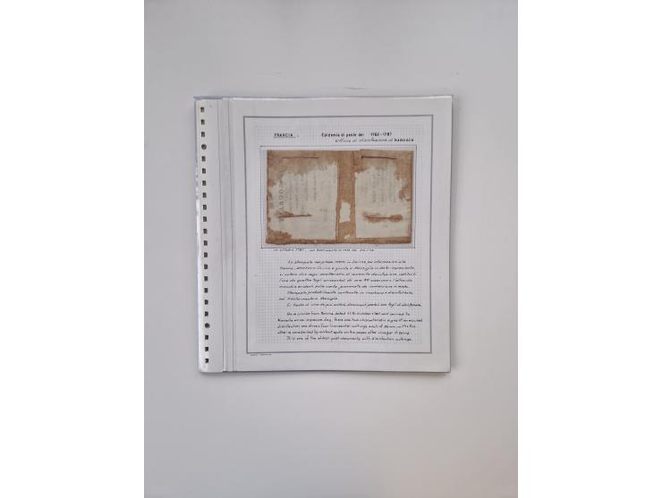 ALLE WELT: 1630/17, Ausstellungssammlung "Desinfizierte Post während der Pest-, Gelbfieber- und Choleraepidemien" mit 81 Brie