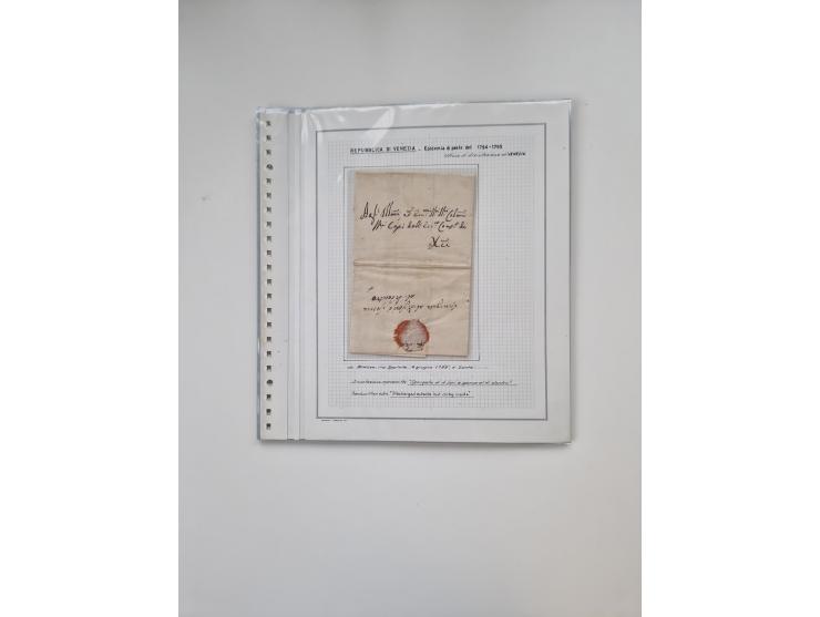 ALLE WELT: 1630/17, Ausstellungssammlung "Desinfizierte Post während der Pest-, Gelbfieber- und Choleraepidemien" mit 81 Brie