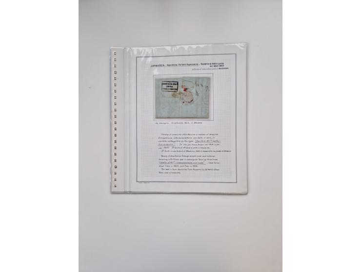 ALLE WELT: 1630/17, Ausstellungssammlung "Desinfizierte Post während der Pest-, Gelbfieber- und Choleraepidemien" mit 81 Brie