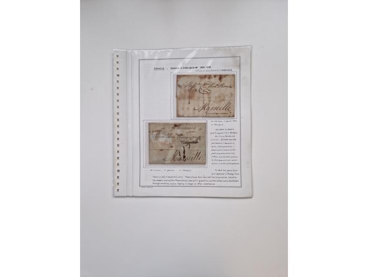 ALLE WELT: 1630/17, Ausstellungssammlung "Desinfizierte Post während der Pest-, Gelbfieber- und Choleraepidemien" mit 81 Brie