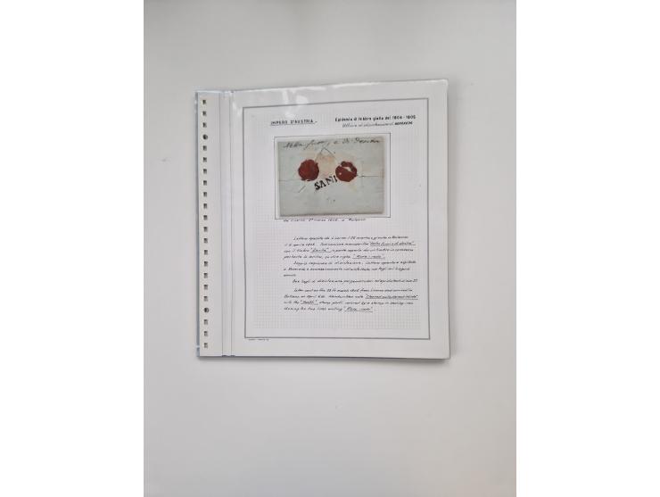 ALLE WELT: 1630/17, Ausstellungssammlung "Desinfizierte Post während der Pest-, Gelbfieber- und Choleraepidemien" mit 81 Brie